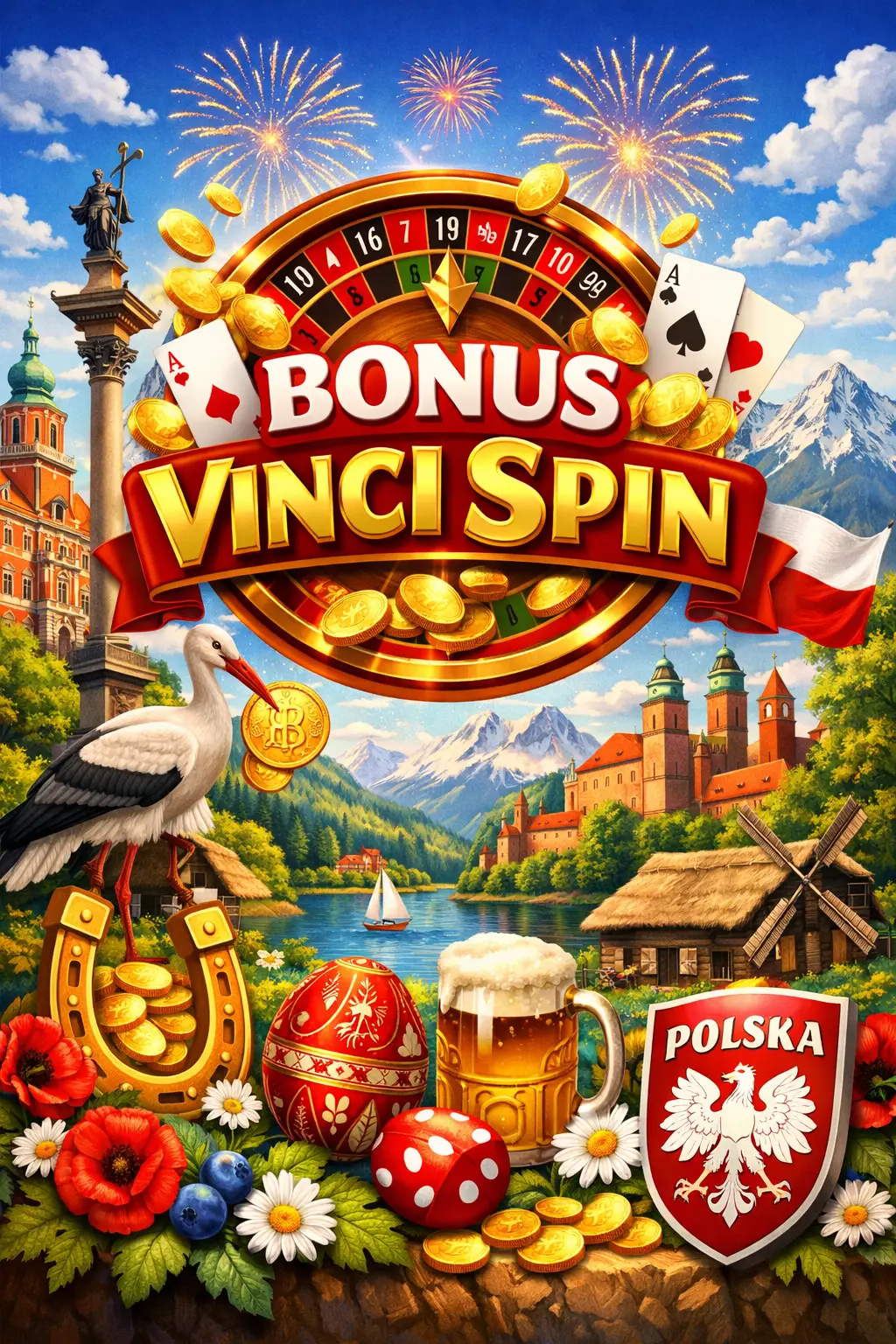 Bonus VinciSpin — Pakiet Powitalny i Bonus Bez Depozytu